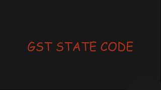 Famous GST STATE CODE Wealth