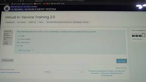 Day 3 Microsoft Office 365 for Productivity - Mail Merge Answers Key