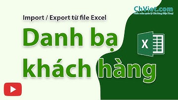 Import danh bạ khách hàng