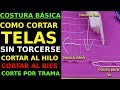 COMO CORTAR TELAS CORRECTAMENTE 👍 CORTAR al HILO, TRAMA  y BIES ✂️ ✂️