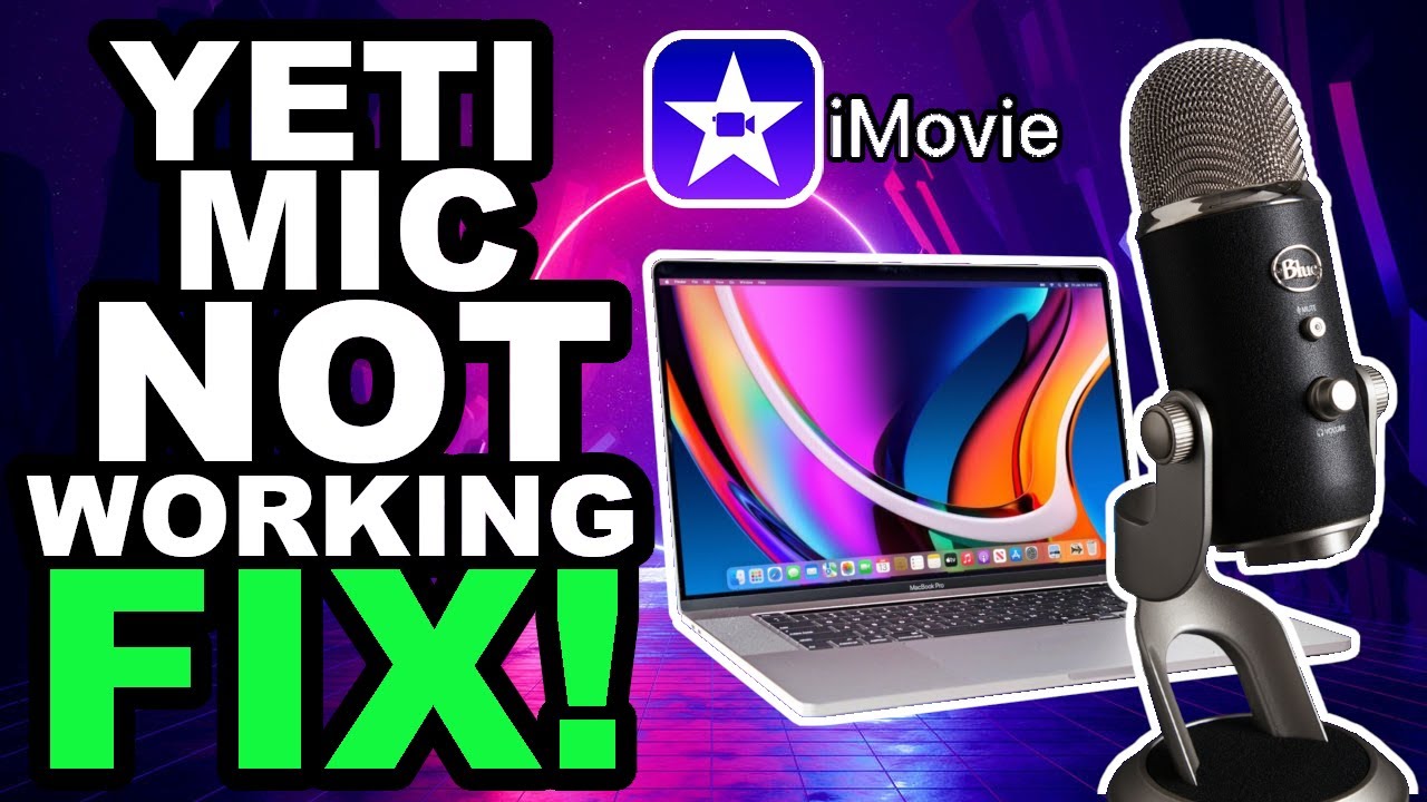 ИСПРАВЛЕНИЕ НЕРАБОТАЮЩЕГО МИКРОФОНА (YETI) В IMOVIE!