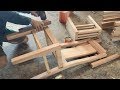 Woodworking Skills Extremely Smart Of Carpenter - Building Dining Chair Fastest And Most Beautiful