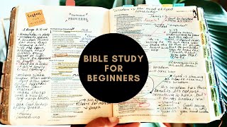 How to Study the Bible for Beginners | Faceovermatter