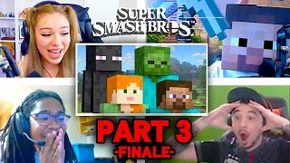 All Reactions to Minecraft Steve Reveal Trailer [PART 3 - FINALE] - Super Smash Bros. Ultimate