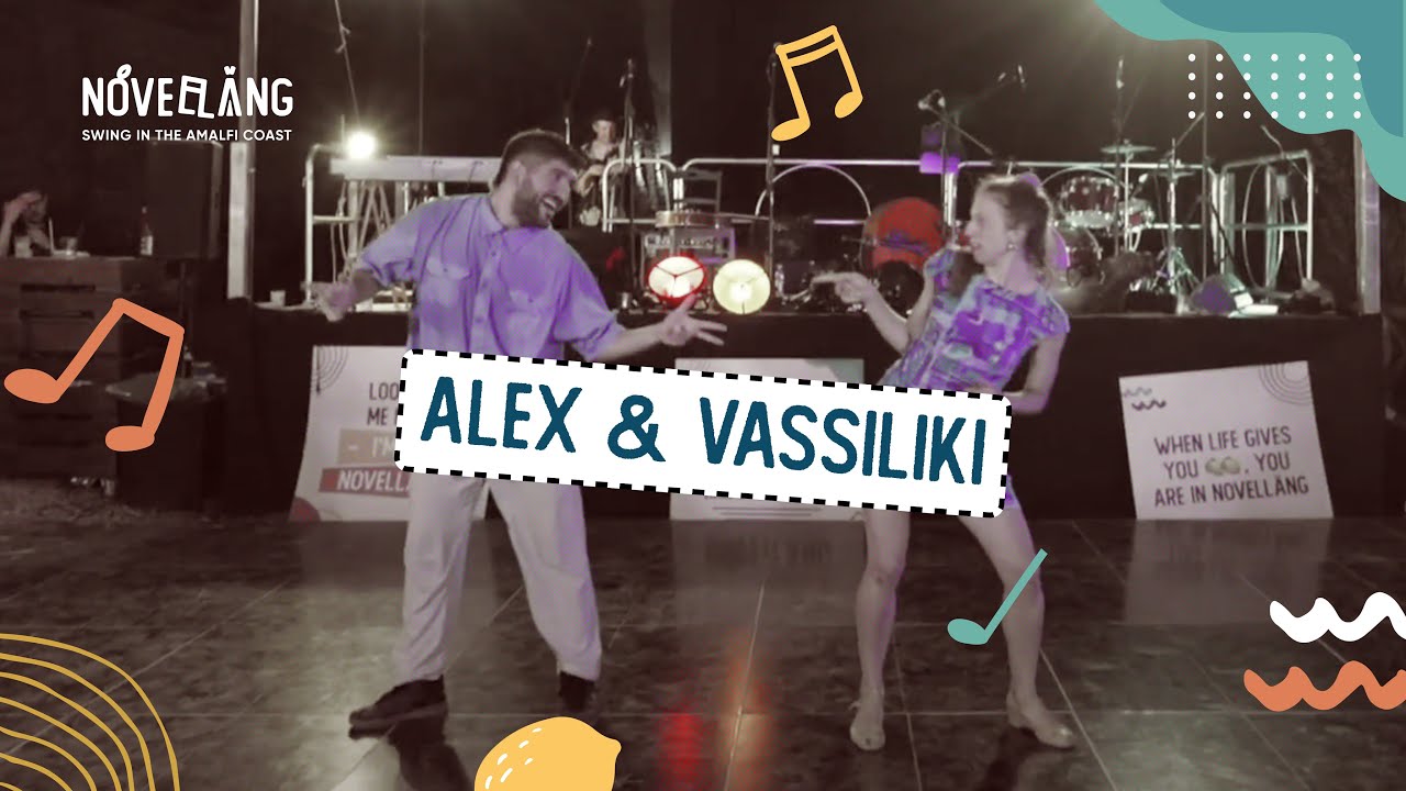 Alexandros & Vassiliki - Lindy Hop Routine - Novelläng Swing Camp 2024