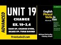 English Phrasal Verbs in Use - Unit 19 - CHANGE - ex.19-3,4