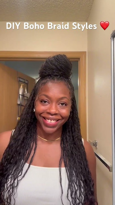  DIY Boho Braid Styles! They are Versatile, a protective style and low ...