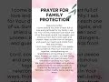 Pray and Share for Family Protection