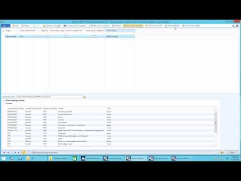 Import Chart of Account - Step by Step Import Export framework ax 2012