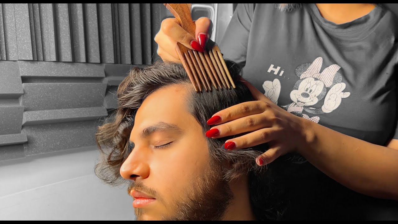 ASMR Scalp Massage & Gentle Hair Brushing for Sleep & Relaxation