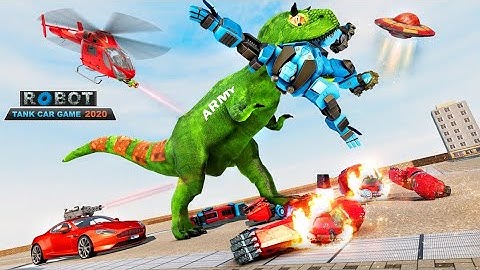 Tank Robot Car Game 2020 – Robot Dinosaur Games 3d video | Robot 2021 gameplay | New robot gameplay
