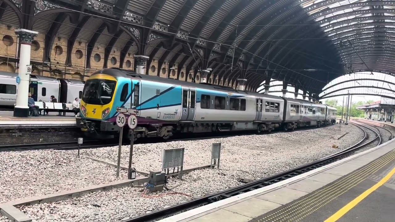 Trains At York Railway Station - (On Wednesday 7 May 2025).