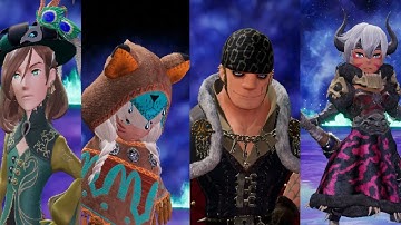 Bravely Default 2 - Walkthrough Gameplay All Chapter 1 Asterisk Boss Battles!