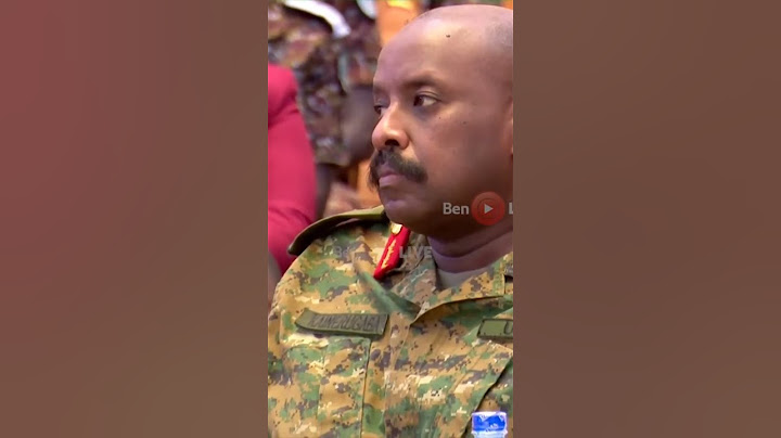 Gen Muhoozi is my son but we don't have the same fingerprints #museveni