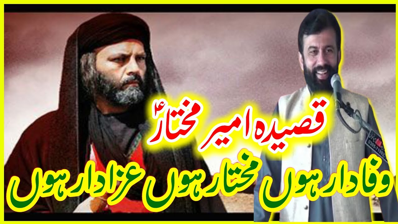 Mein Alam Dar Ka alamdar| Qasida hazrat Ameer Mukhtar AS| Zakir Ali Raza Dawood Kheel|Dar E Syeda