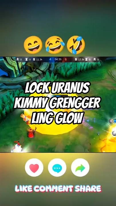 LOCK URANUS KIMMY GRENGGER LING GLOW #shorts #mobilelegends #jhonson #ml #mlbb