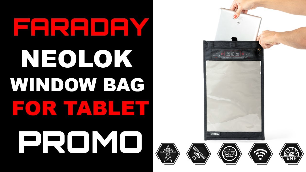 Mission Darkness™ NeoLok Window Faraday Bag for Tablets – MOS Equipment