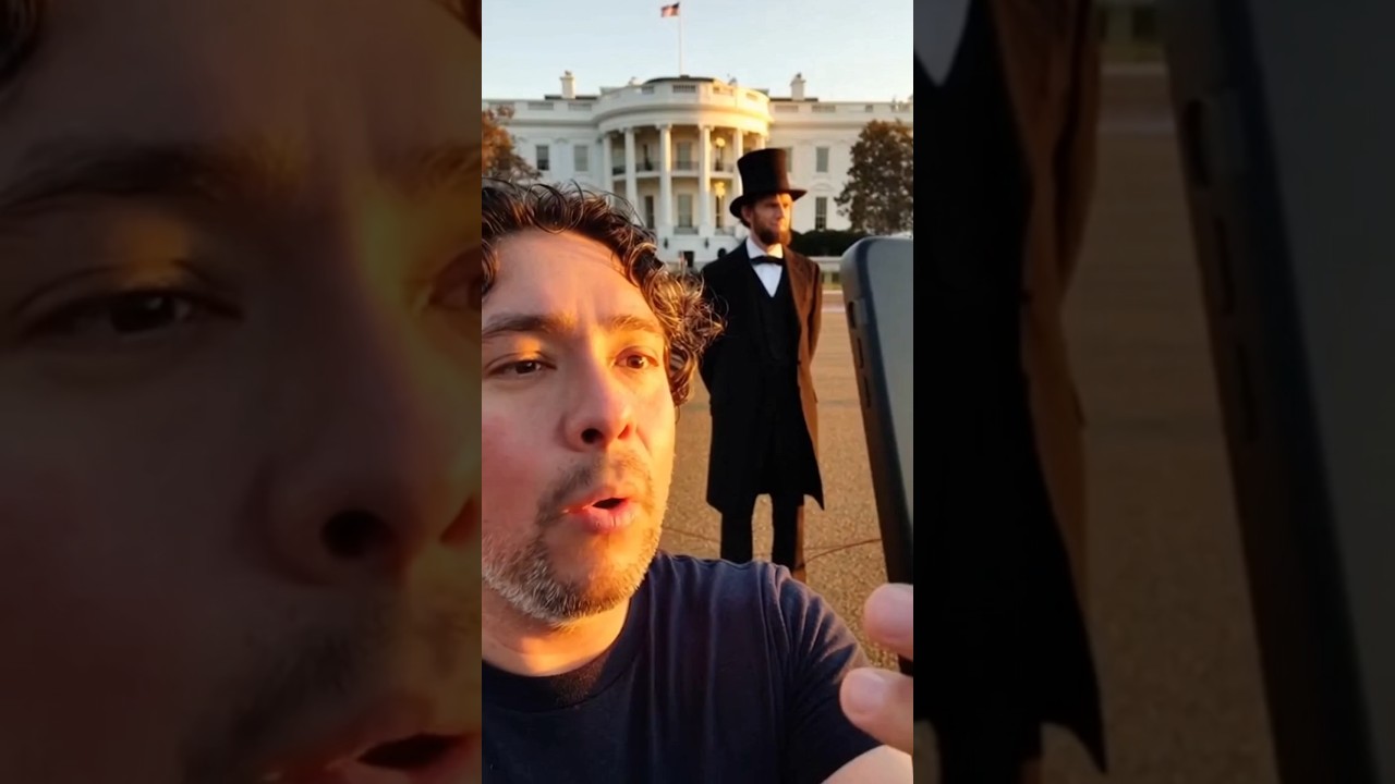 I met Abraham Lincoln. 