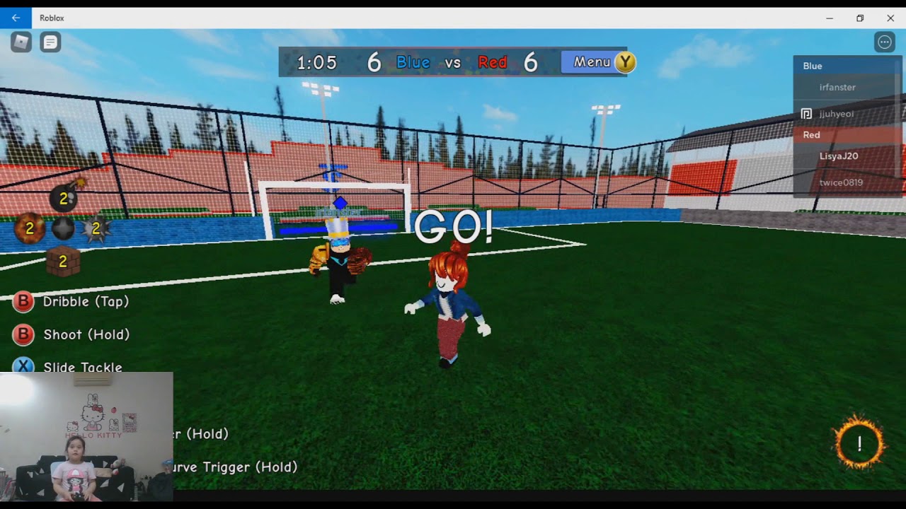 Roblox soccer game!! YouTube