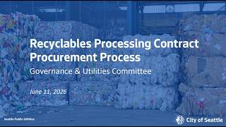 Governance and Utilities Committee 6/11/2026