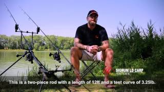 Zfish Rod Signum LD Carp Bojlis Horgászbot 360cm 3,25Lbs 2Részes videó