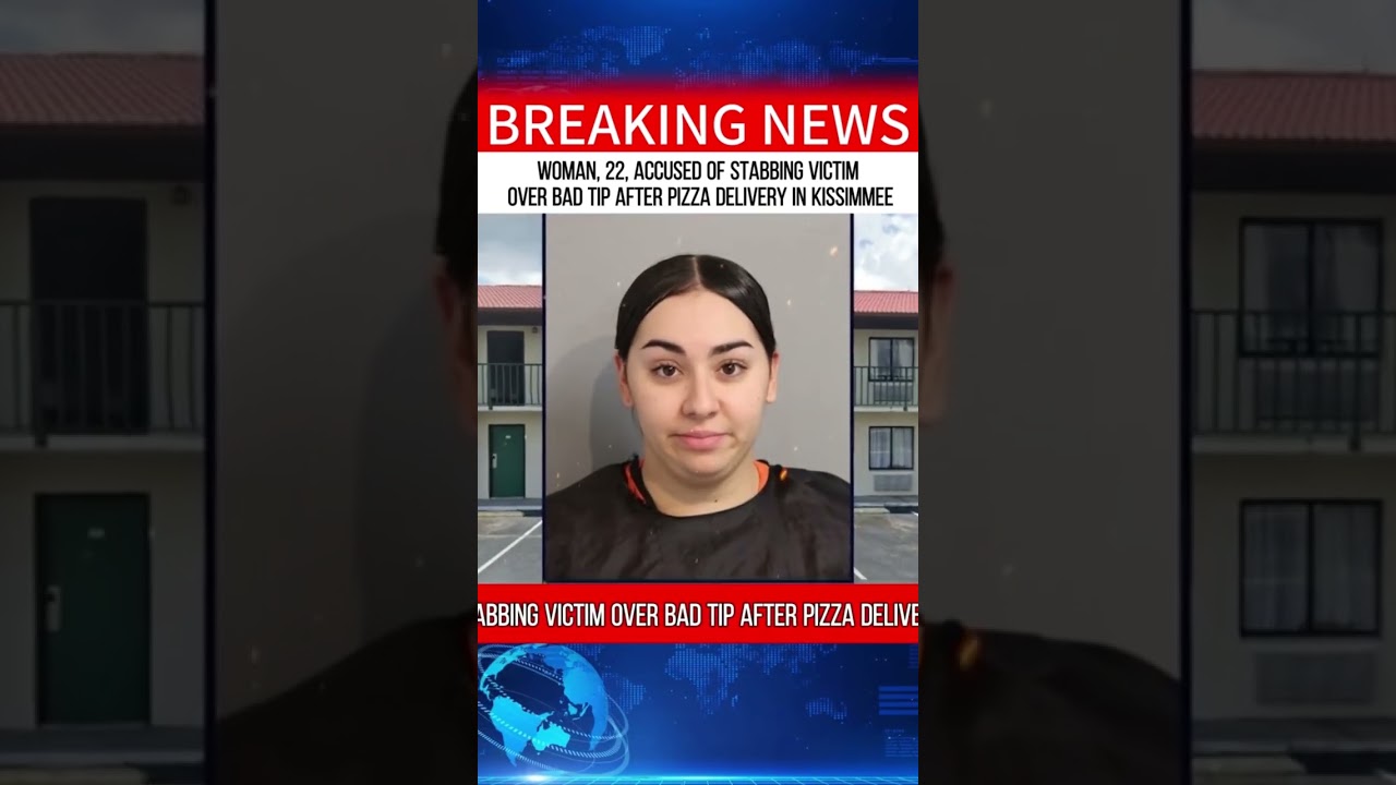 22-летняя женщина обвиняется в нанесении ножевого ранения жертве из-за плохих чаевых после достав...