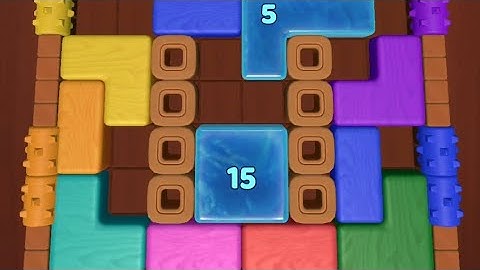 Wood Block Jam Level 21 22 23 24 25 Game Walkthrough Solution