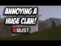 RUST | ANNOYING A HUGE CLAN! Solo Survival! S2-E8