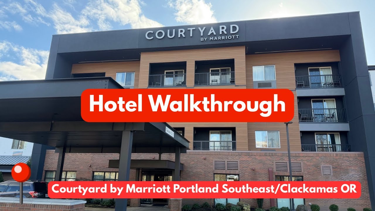 Courtyard by Marriott Portland Southeast/ Clackamas Hotel Walkthrough Video