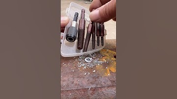 Remove the sliding screw #broken wire extractor #repair tool #small tool with great effect