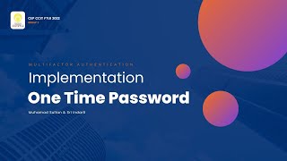 MFA Implementation OTP in PeduliLindungi
