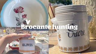 Brocante hunting: come shop with me at my favorite thrift store