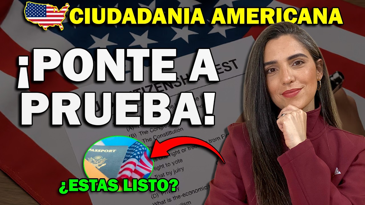 PREGUNTAS CIVICAS ✅ Mide tu preparación para la Ciudadania Americana con estas