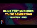 Blind test musiques toute gnration annes 80  2019 de 80 extraits