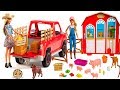 Barbie Sweet Orchard Farm Animal + Truck Sets - Review Video