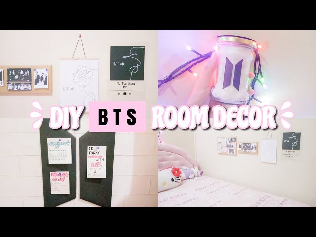 DIY BTS Room Decor - Indonesia - YouTube