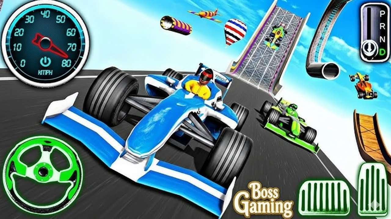 Ultimate Formula GT Mega Ramp Challenge 🔥 Extreme Stunt Racing | Boss Mega Ramp