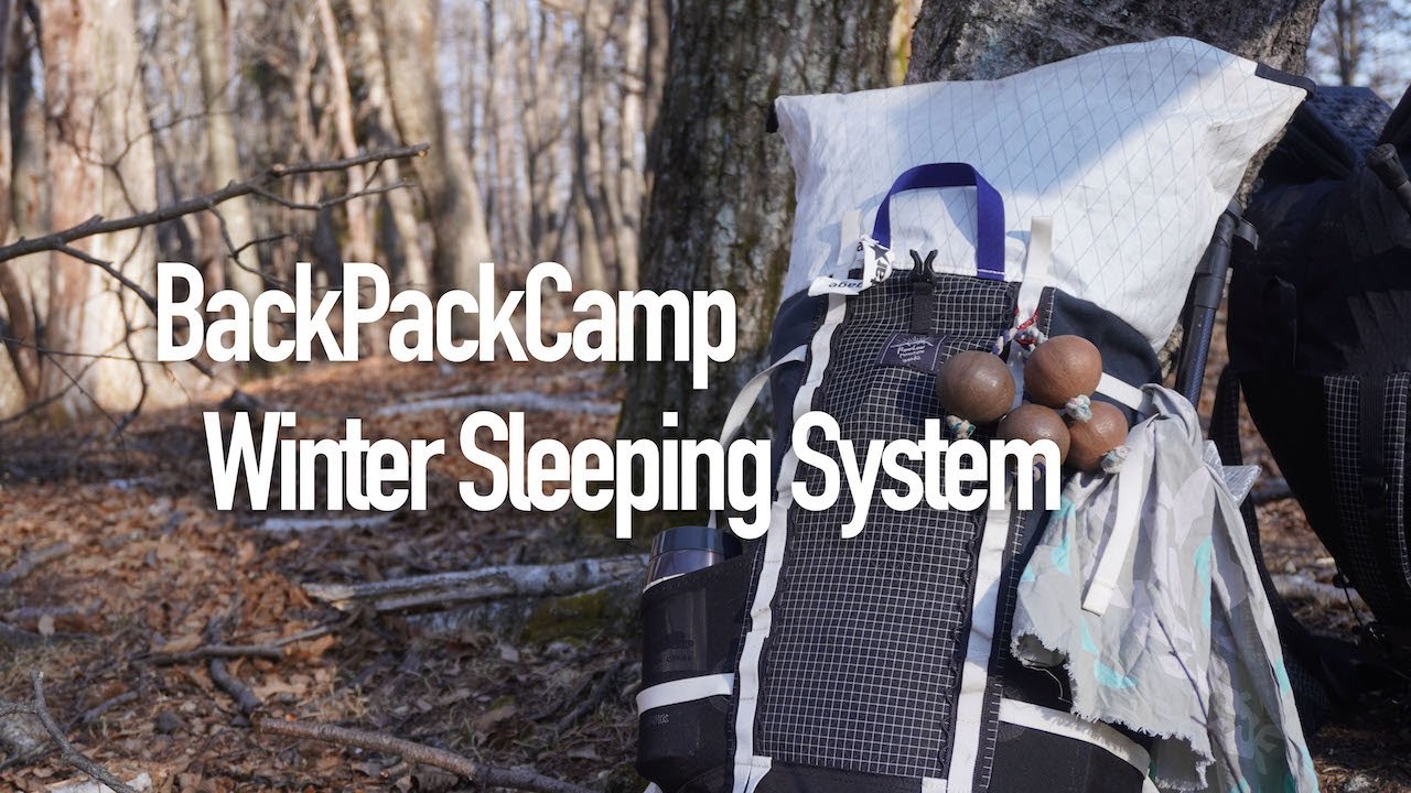 What do people do for sleeping when backpacking in the winter 