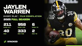 Jaylen Warren: Every Touch of the 2025 Season | Full Film Compilation