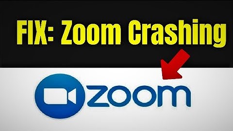 Zoom Crashing Windows 11