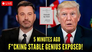 Trump DEMANDS an IQ Test on Stage—5 Seconds Later Kimmel Asks ONE Question That Leaves Him STUMPED
