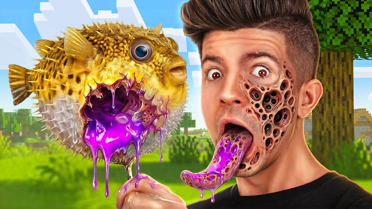 Eating Deadly Minecraft Food In Real Life! - EXTENDED