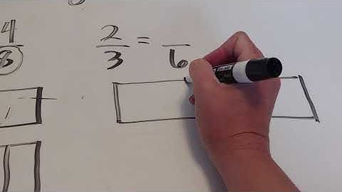 Using a Tape Diagram for Equivalent Fractions