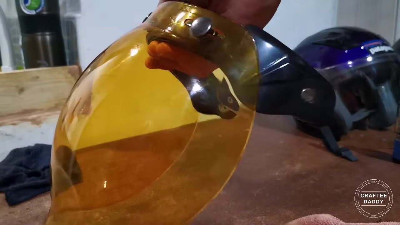 HOW TO CLEAN YOUR HELMET VISOR