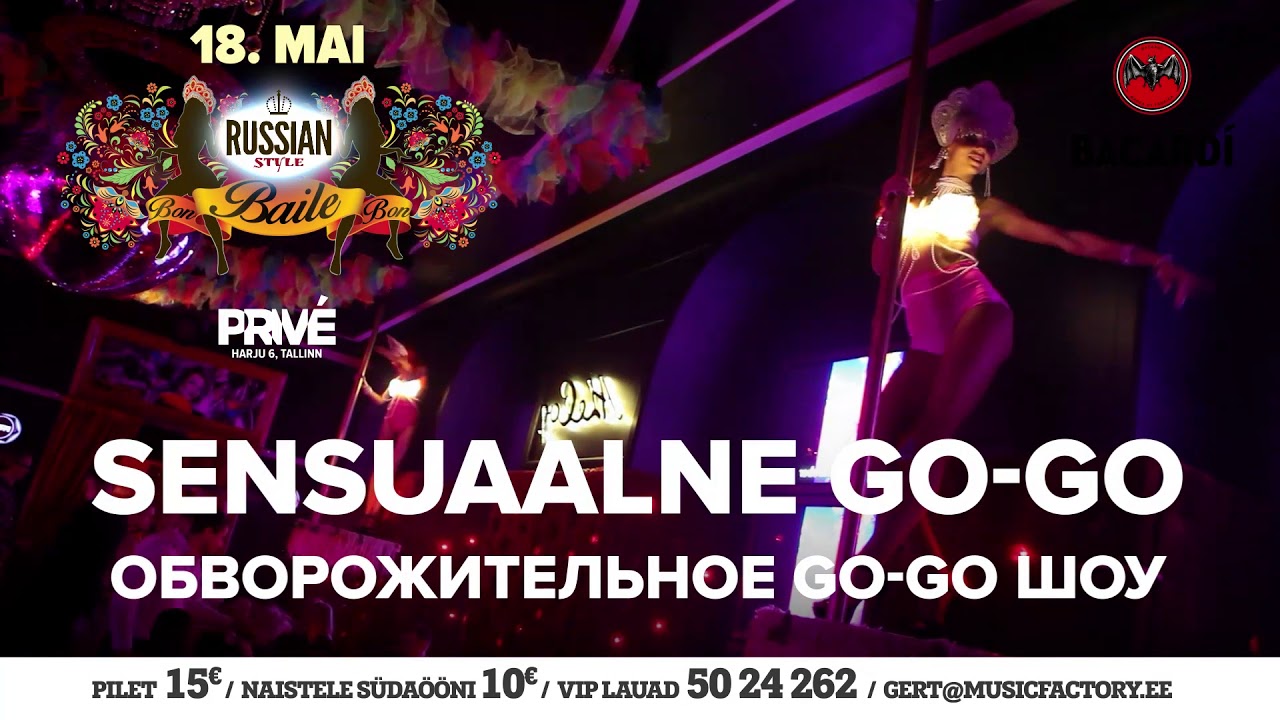 18. mai - BAILE-bon RUSSIAN STYLE at club PRIVÉ - reklaam