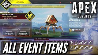 *NEW* ALL WARRIORS COLLECTION EVENT ITEMS REVIEW AND OVERLOOK!!!