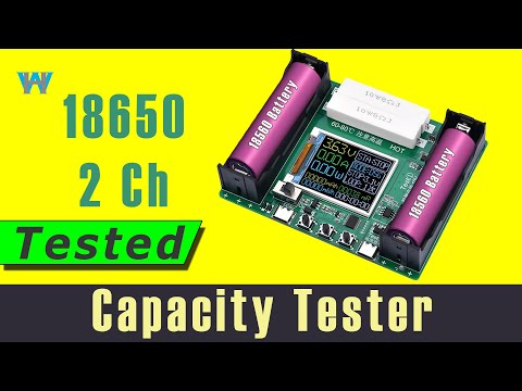 Vídeo: Comprobador de capacitat de la bateria 3 X 18650: 6 passos