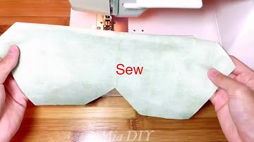 New design - Mask NO FOG ON GLASSES, not touch nose and mouth | Fabric Face Mask DIY