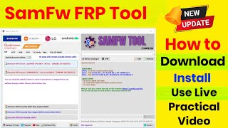 SamFw FRP Tool | SamFw Tool New Update | 5.8 | SamFw Tool Complete Guide in Hindi