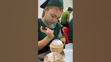Amazing Way to Extract Fresh Coconut Meat